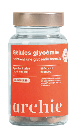 Archie -- gélules glycémie (non bio) - 60 gélules – Comptoir Colibri ...